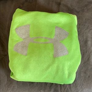 Green and Silver Under Amour Sweatshirt